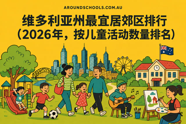 维多利亚州最宜居郊区排行（2026年，按儿童活动数量排名）