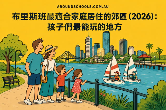 布里斯班最適合家庭居住的郊區（2026）：孩子們最能玩的地方