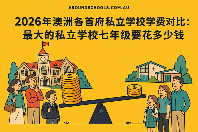 2026年澳洲各首府私立学校学费对比:最大的私立学校七年级要花多少钱