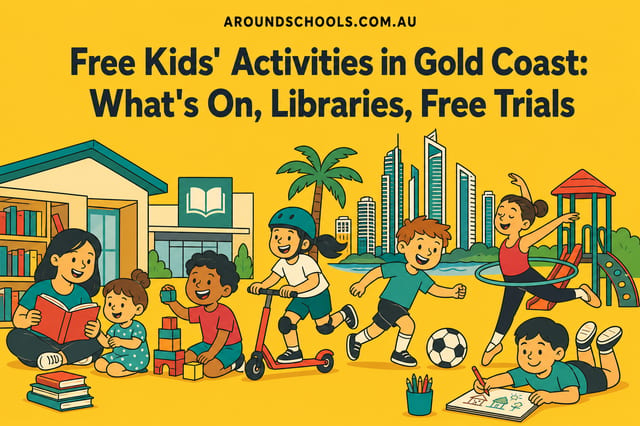 Free Kids' Activities in Gold Coast: What's On, Libraries, Free Trials