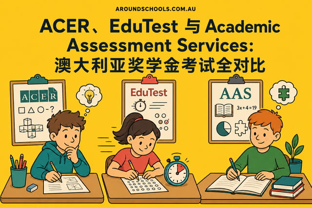 ACER、EduTest 与 Academic Assessment Services：澳大利亚奖学金考试全对比