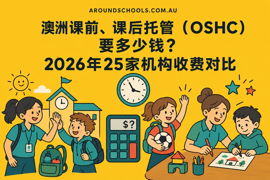 澳洲课前、课后托管（OSHC）要多少钱？2026年25家机构收费对比