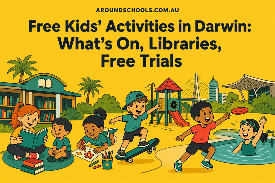 Free Kids' Activities in Darwin: What's On, Libraries, Free Trials