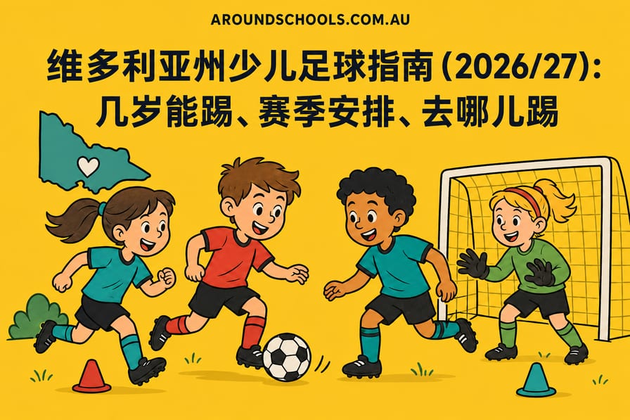 维多利亚州少儿足球指南（2026/27）：几岁能踢、赛季安排、去哪儿踢