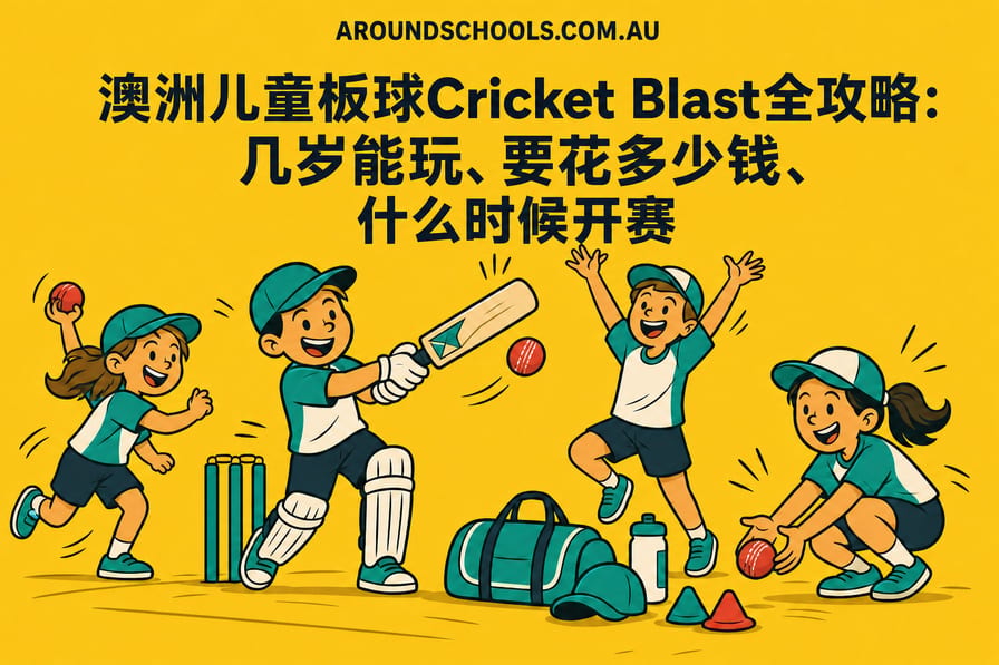 澳洲儿童板球Cricket Blast全攻略：几岁能玩、要花多少钱、什么时候开赛