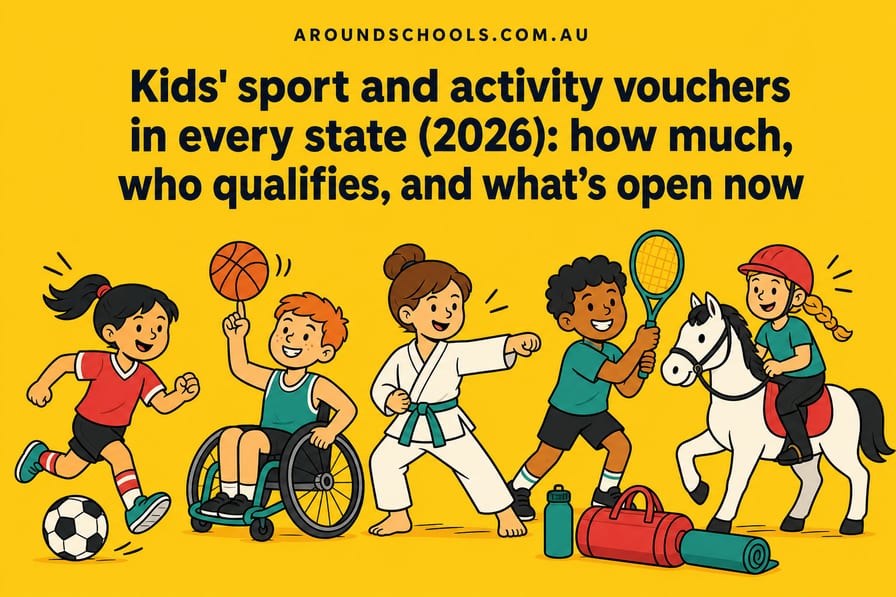 Kids' sport and activity vouchers in every state (2026): how much, who qualifies, and what's open now