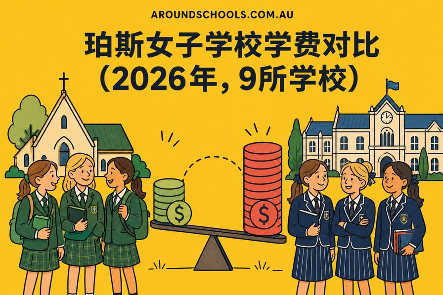 珀斯女子学校学费对比（2026年，9所学校）