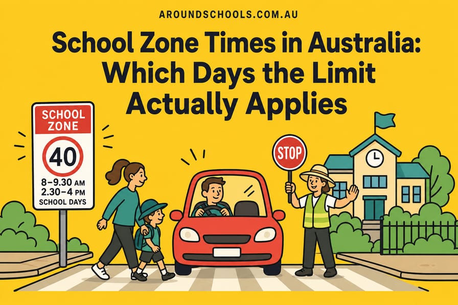 School Zone Times in Australia: Which Days the Limit Actually Applies