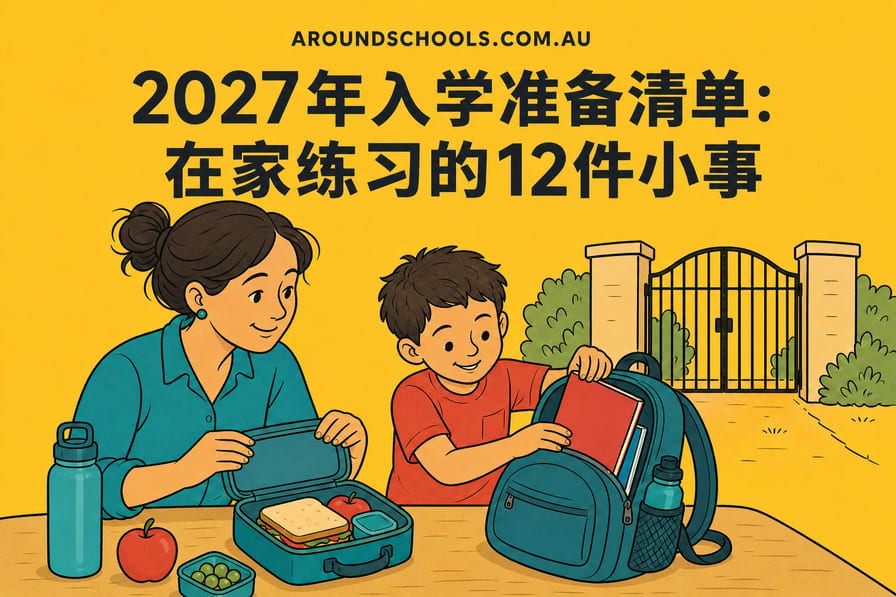 2027年入学准备清单：在家练习的12件小事