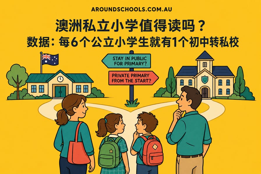 澳洲私立小学值得读吗？数据：每6个公立小学生就有1个初中转私校
