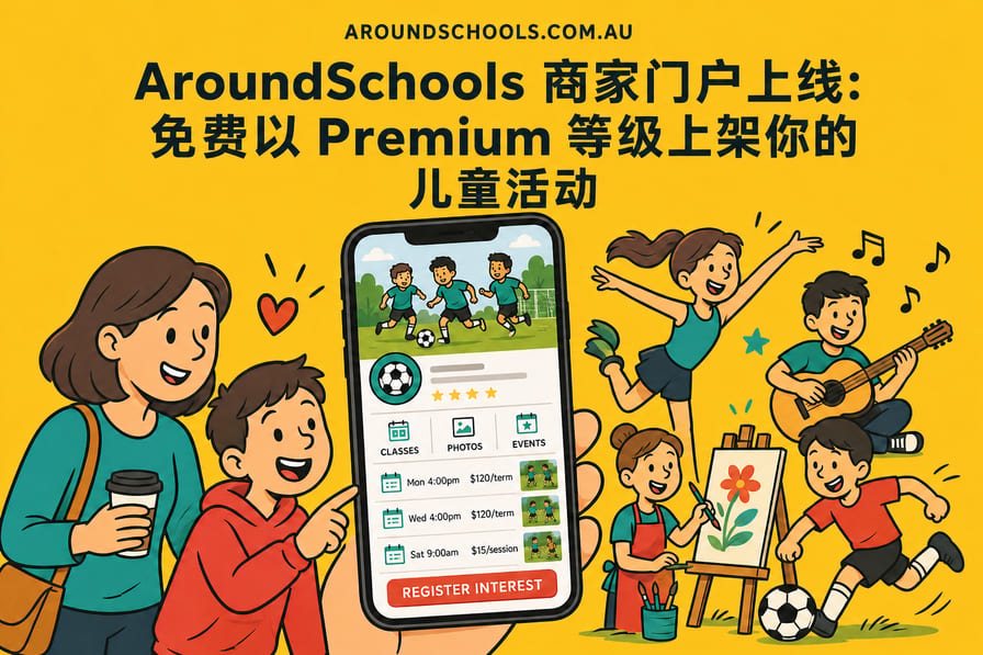 AroundSchools 商家门户上线：免费以 Premium 等级上架你的儿童活动