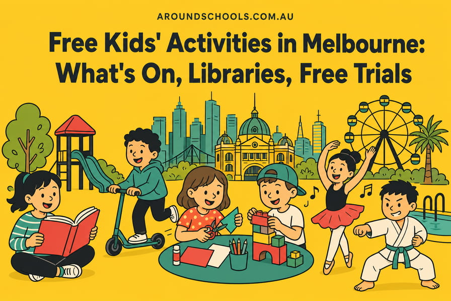 Free Kids' Activities in Melbourne: What's On, Libraries, Free Trials