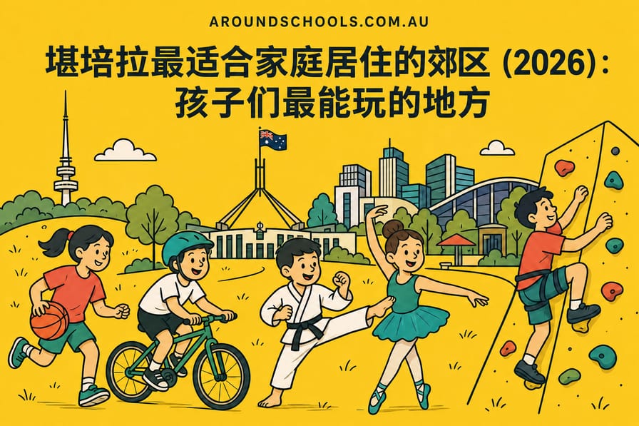 堪培拉最适合家庭居住的郊区（2026）：孩子们最能玩的地方