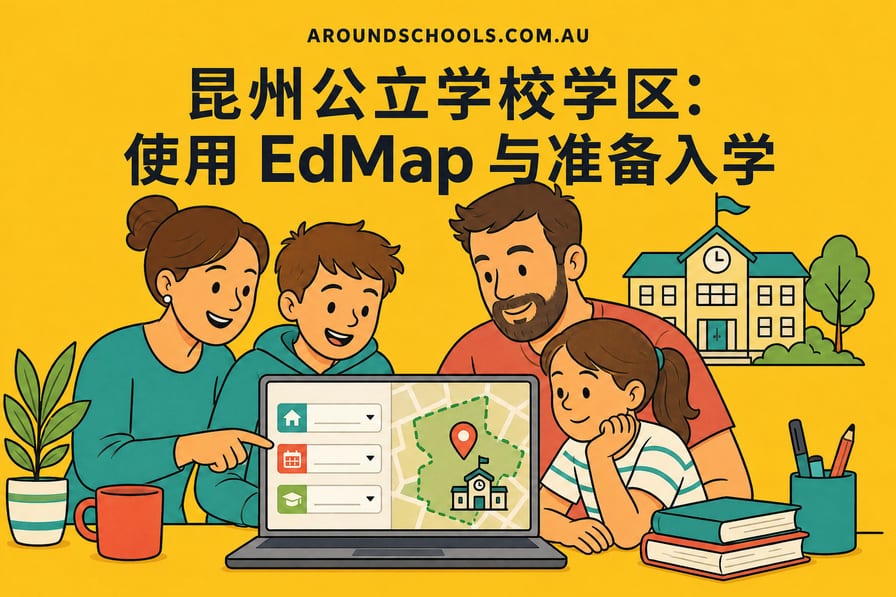 昆州公立学校学区：使用 EdMap 与准备入学