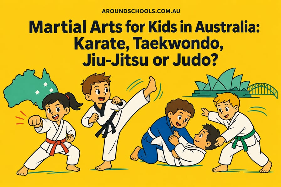 Martial Arts for Kids in Australia: Karate, Taekwondo, Jiu-Jitsu or Judo?