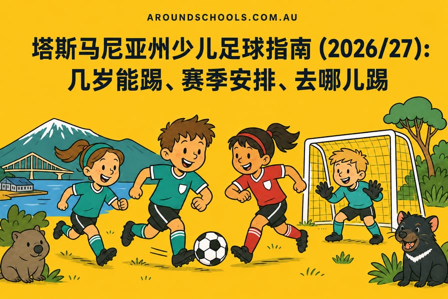 塔斯马尼亚州少儿足球指南（2026/27）：几岁能踢、赛季安排、去哪儿踢