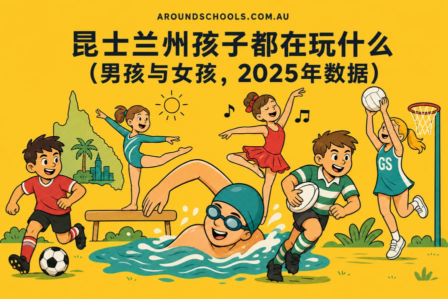 昆士兰州孩子都在玩什么（男孩与女孩，2025年数据）