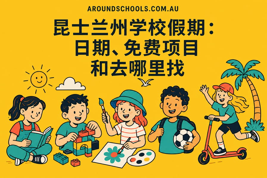 昆士兰州学校假期：日期、免费项目和去哪里找