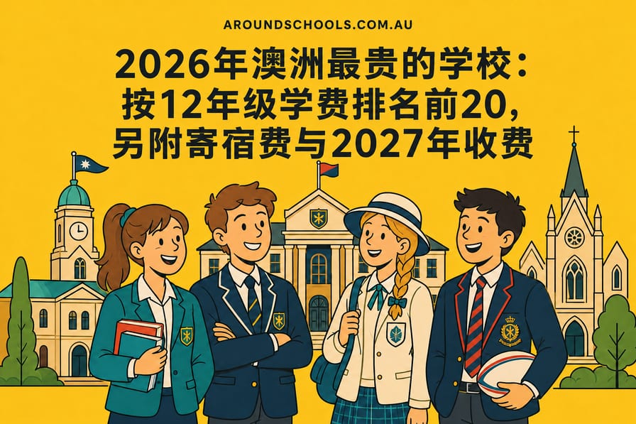 2026年澳洲最贵的学校：按12年级学费排名前20，另附寄宿费与2027年收费