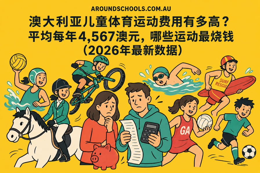 澳大利亚儿童体育运动费用有多高？平均每年4,567澳元，哪些运动最烧钱（2026年最新数据）