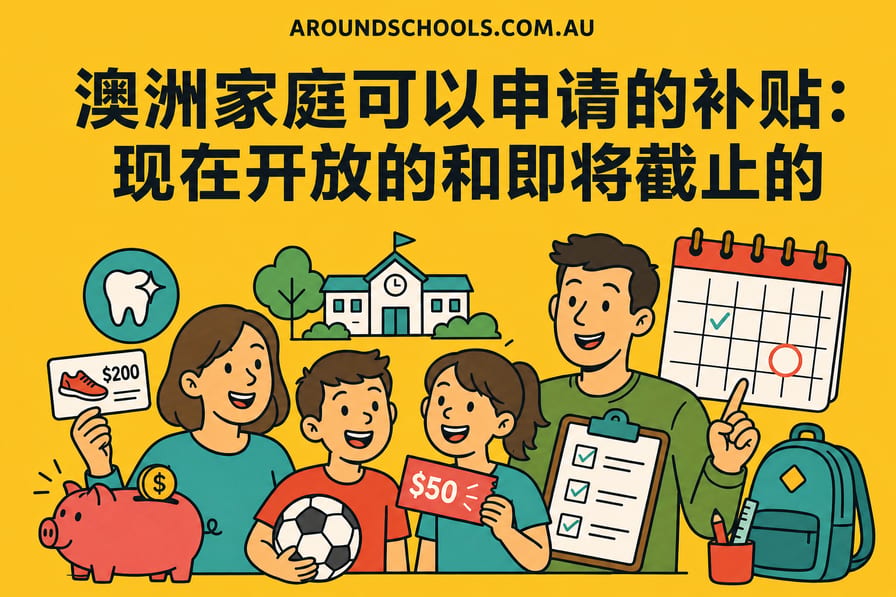 澳洲家庭可以申请的补贴：现在开放的和即将截止的