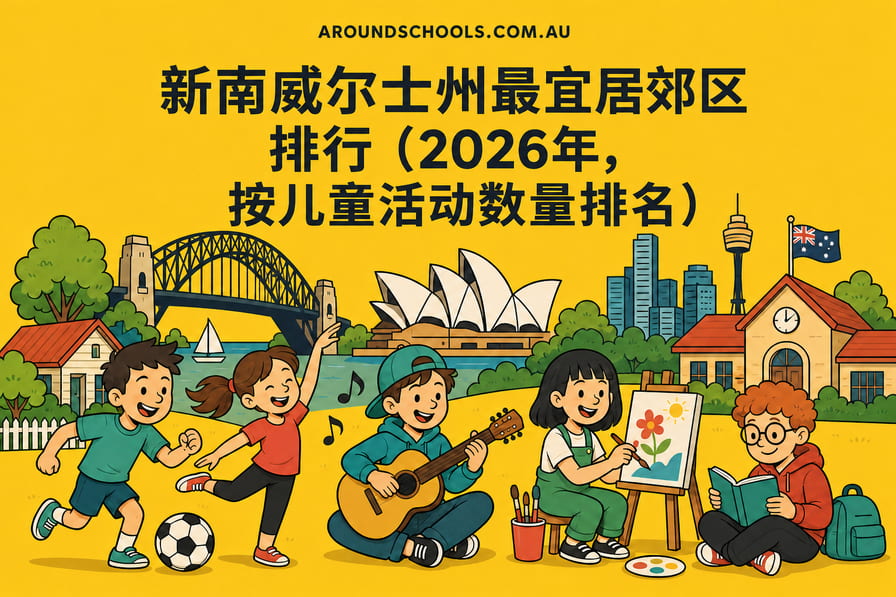 新南威尔士州最宜居郊区排行（2026年，按儿童活动数量排名）