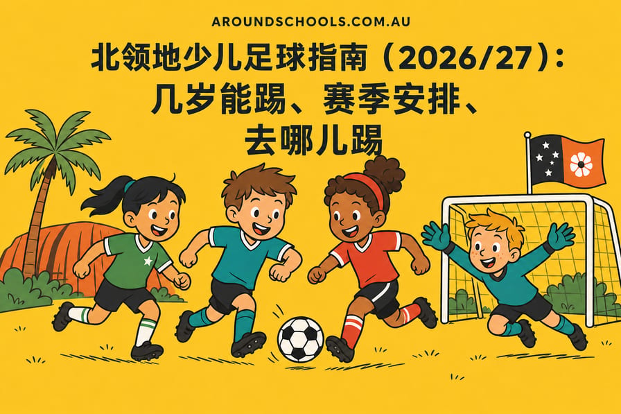北领地少儿足球指南（2026/27）：几岁能踢、赛季安排、去哪儿踢