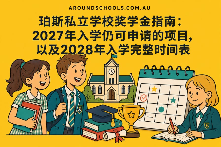 珀斯私校奖学金：2028年入学申请日历（21所学校逐校核实）