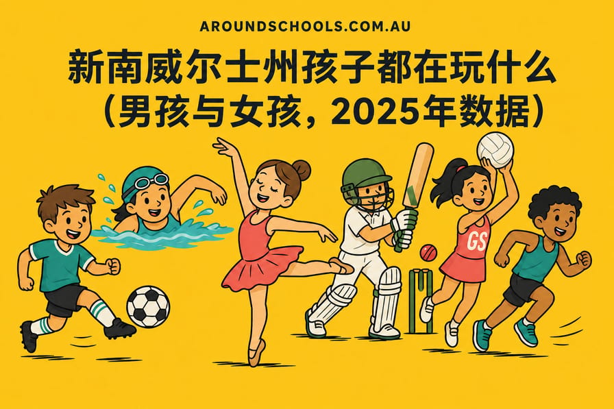 新南威尔士州孩子都在玩什么（男孩与女孩，2025年数据）