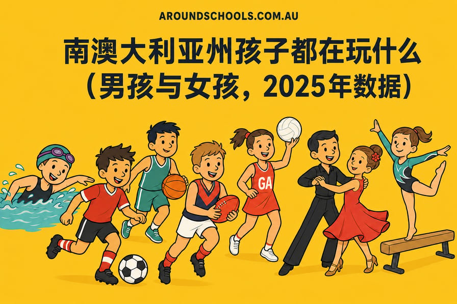 南澳大利亚州孩子都在玩什么（男孩与女孩，2025年数据）