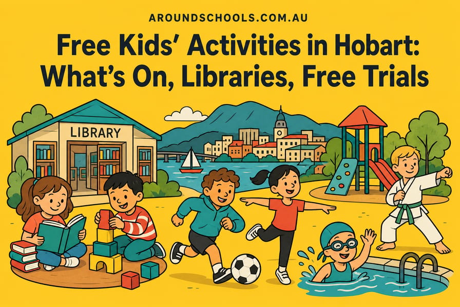 Free Kids' Activities in Hobart: What's On, Libraries, Free Trials