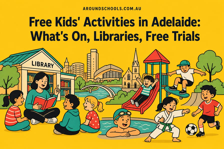 Free Kids' Activities in Adelaide: What's On, Libraries, Free Trials