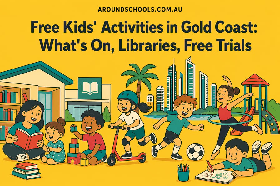 Free Kids' Activities in Gold Coast: What's On, Libraries, Free Trials