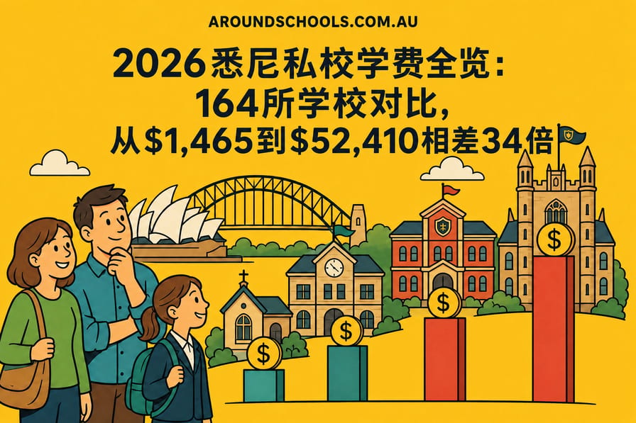 2026年悉尼私立学校学费对比