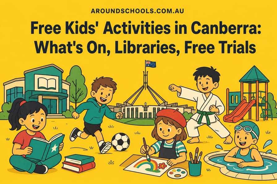 Free Kids' Activities in Canberra: What's On, Libraries, Free Trials