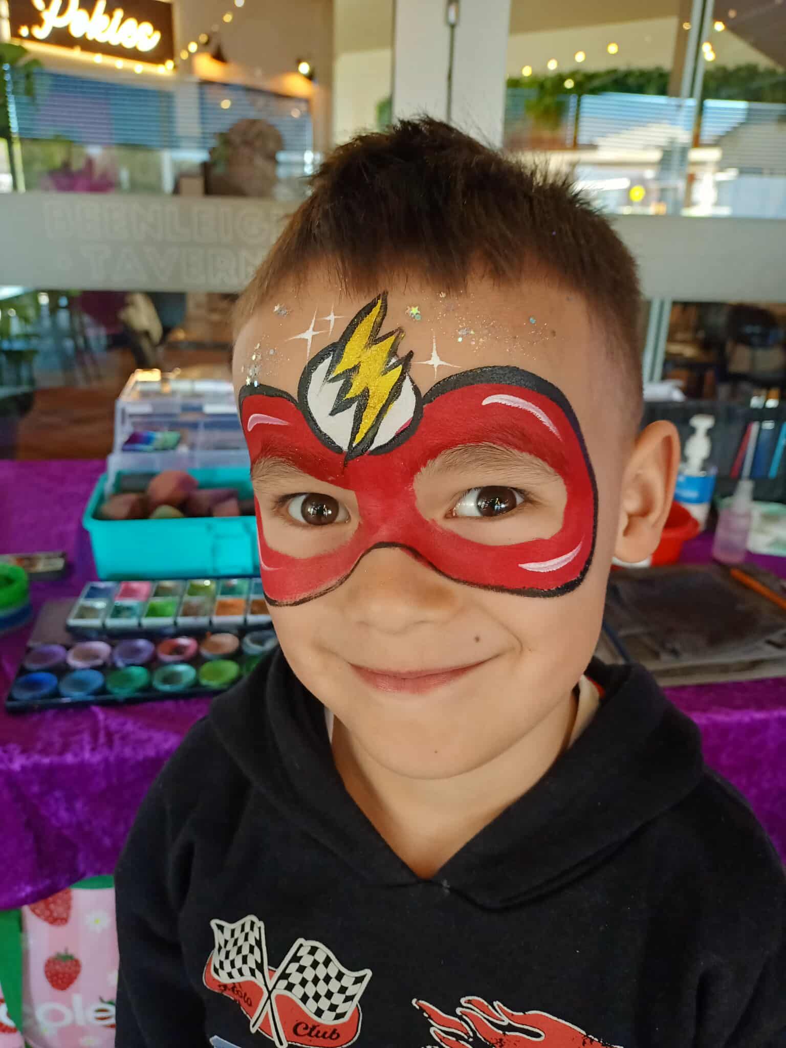 Sparkly Fairy Face Painting - 6