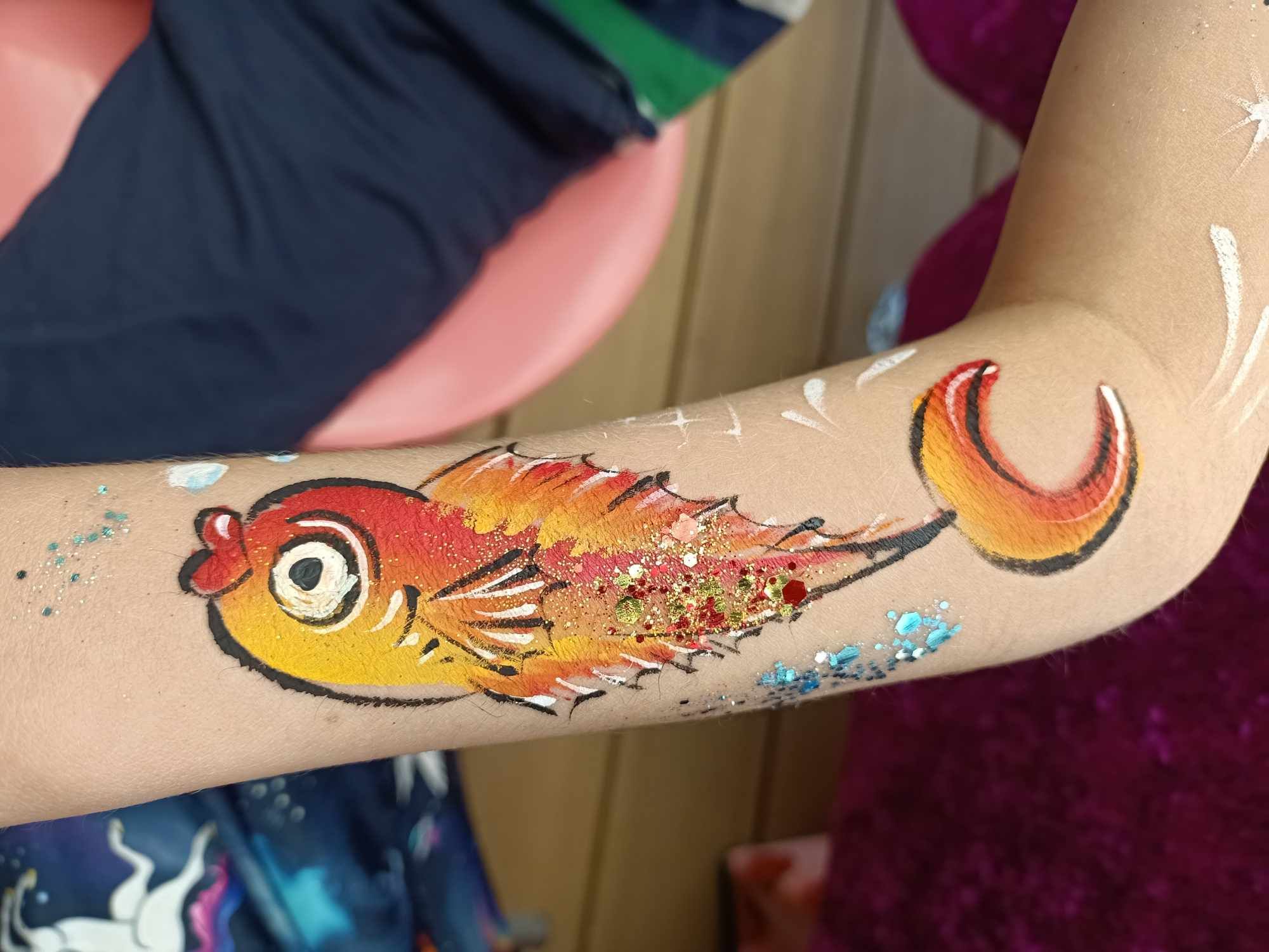 Sparkly Fairy Face Painting - 5