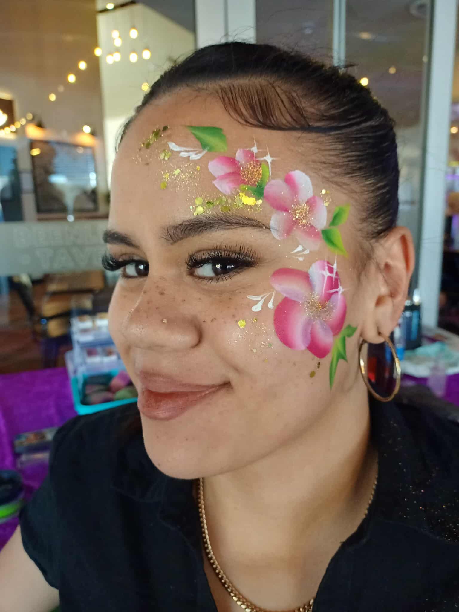 Sparkly Fairy Face Painting - 4