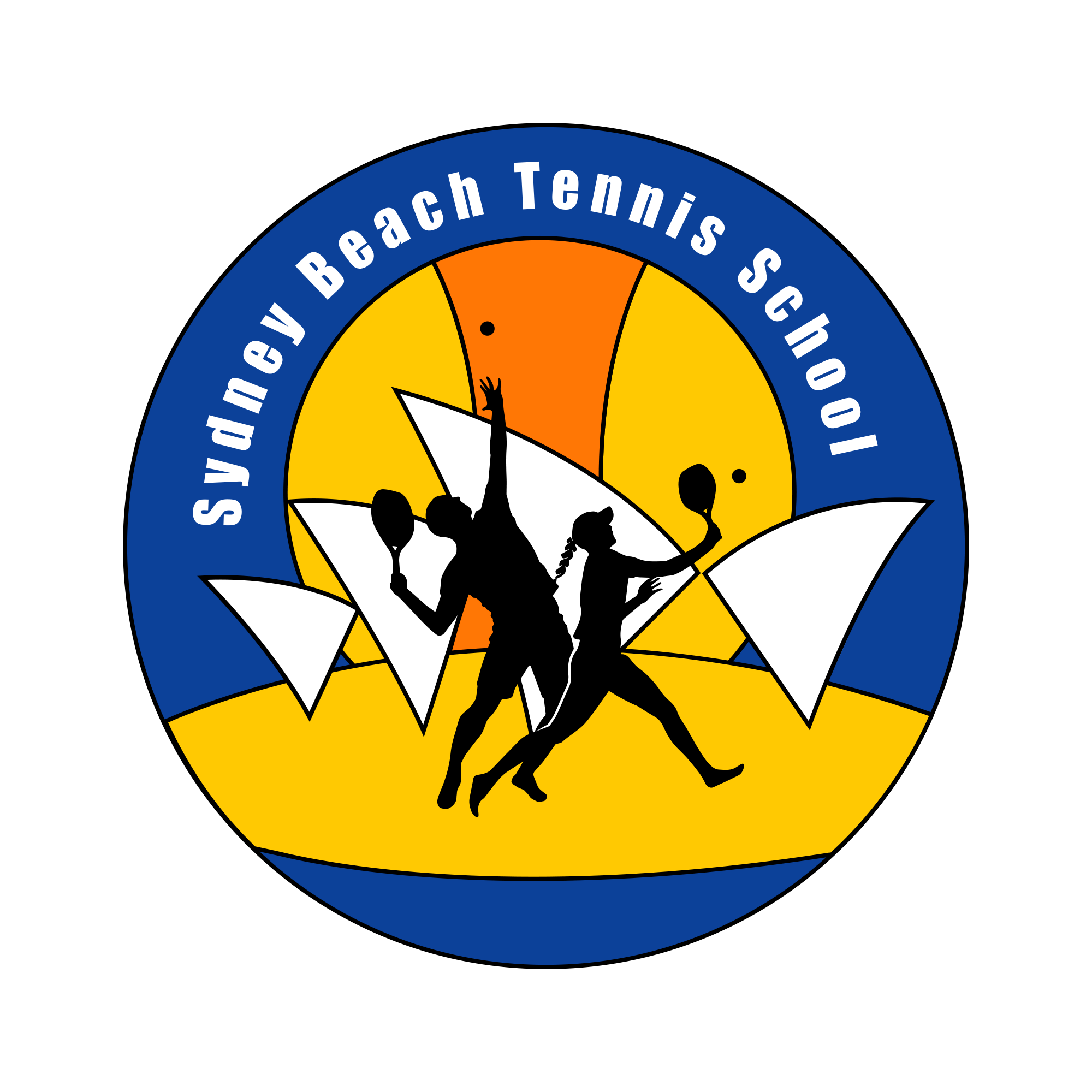 Sydney Beach Tennis School logo