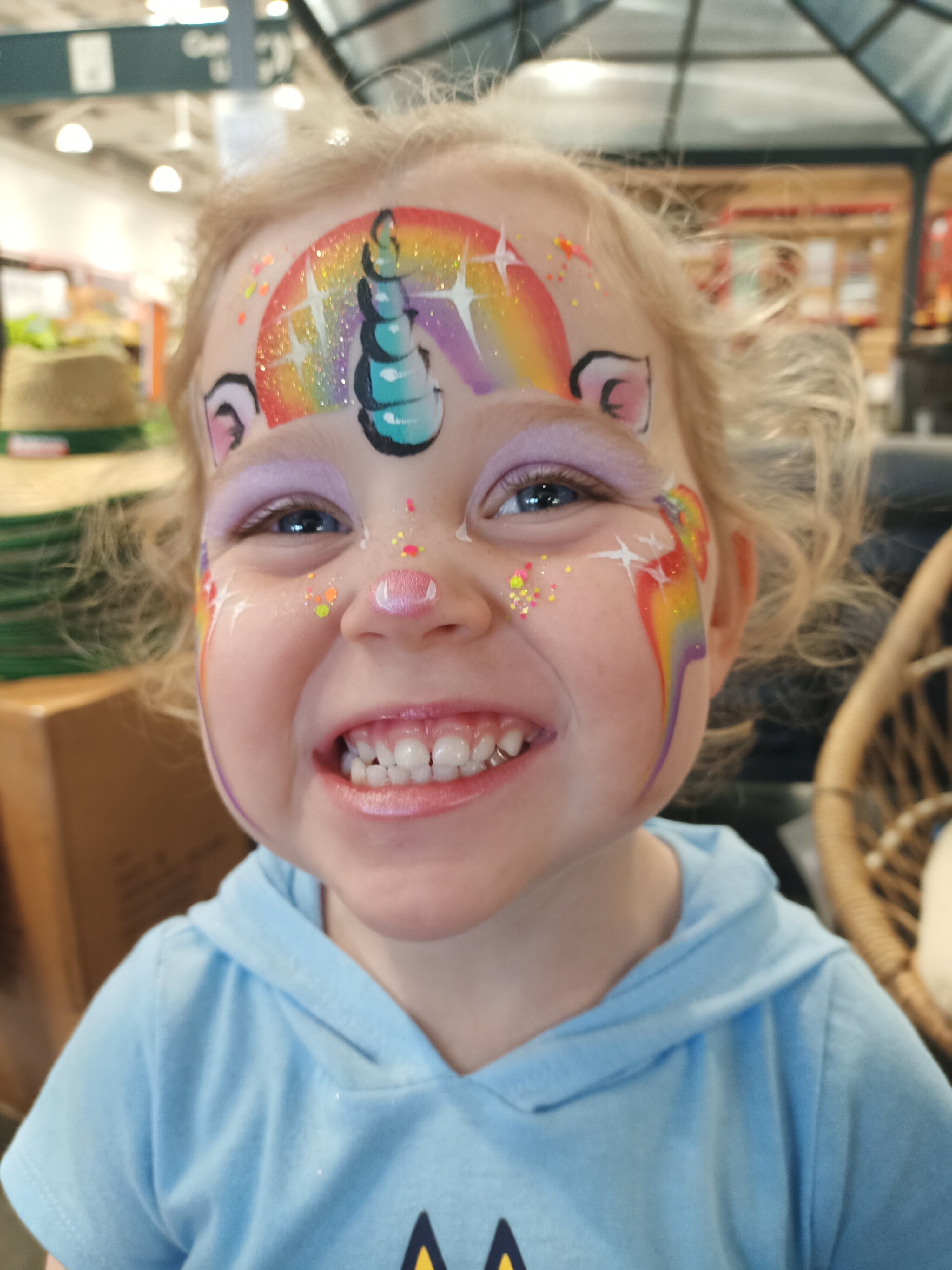 Sparkly Fairy Face Painting - 3