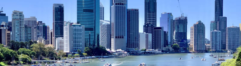 A photograph of Brisbane