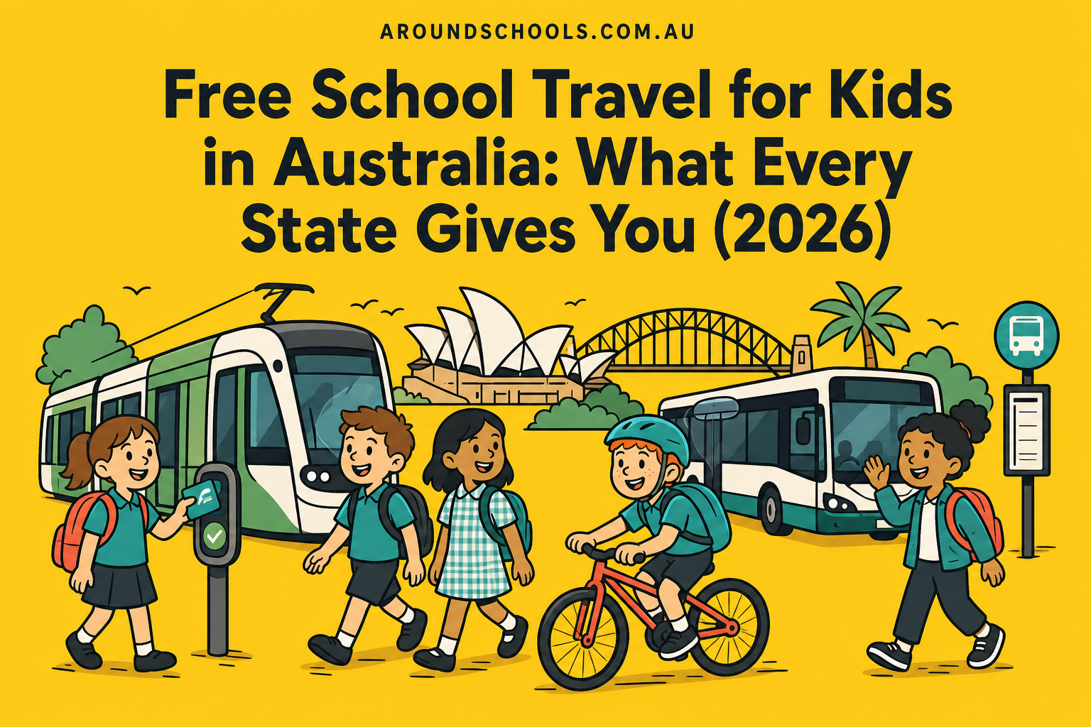 Free School Travel for Kids in Australia: What Every State Gives You (2026)