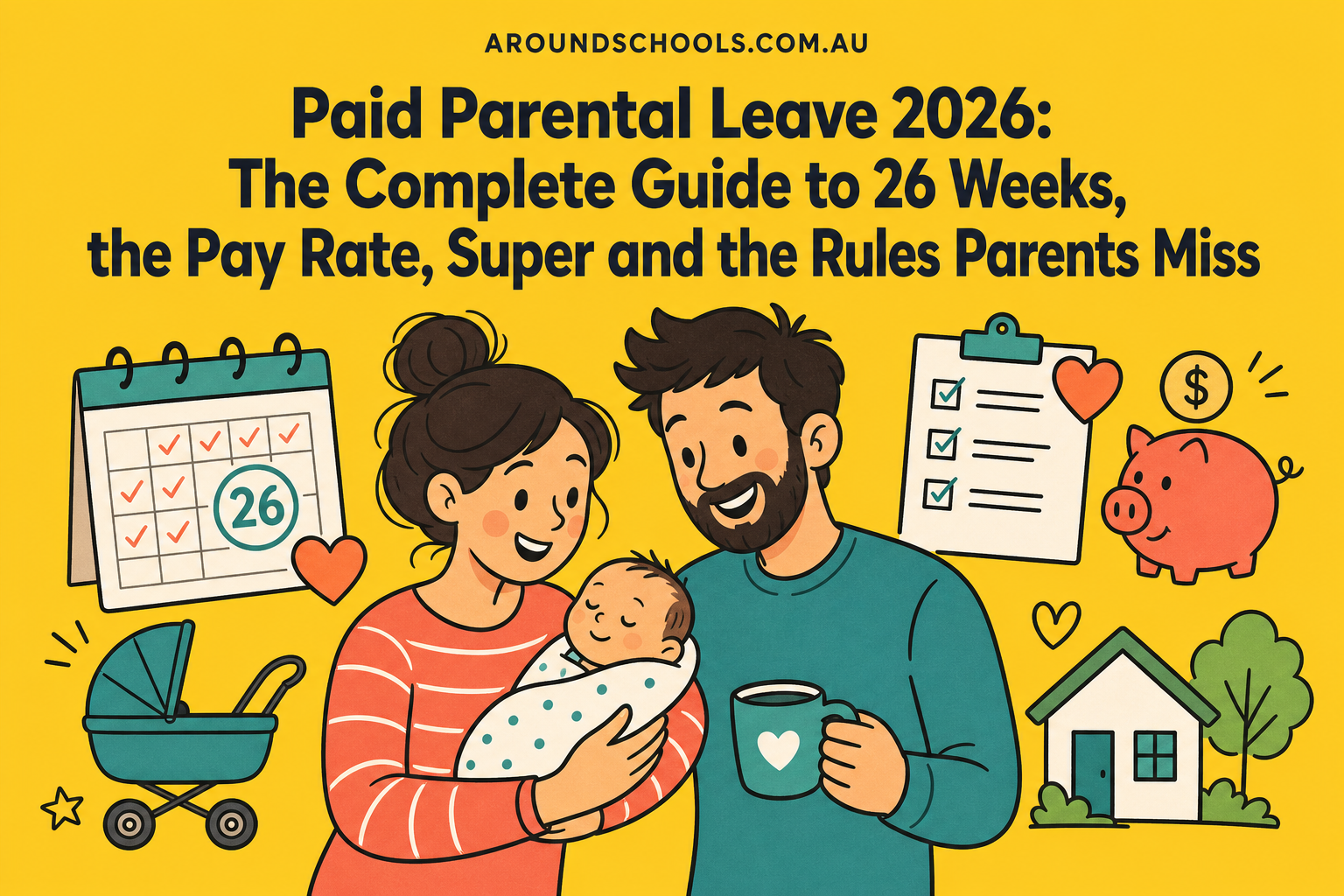 Paid Parental Leave 2026: The Complete Guide to 26 Weeks, the Pay Rate, Super and the Rules Parents Miss