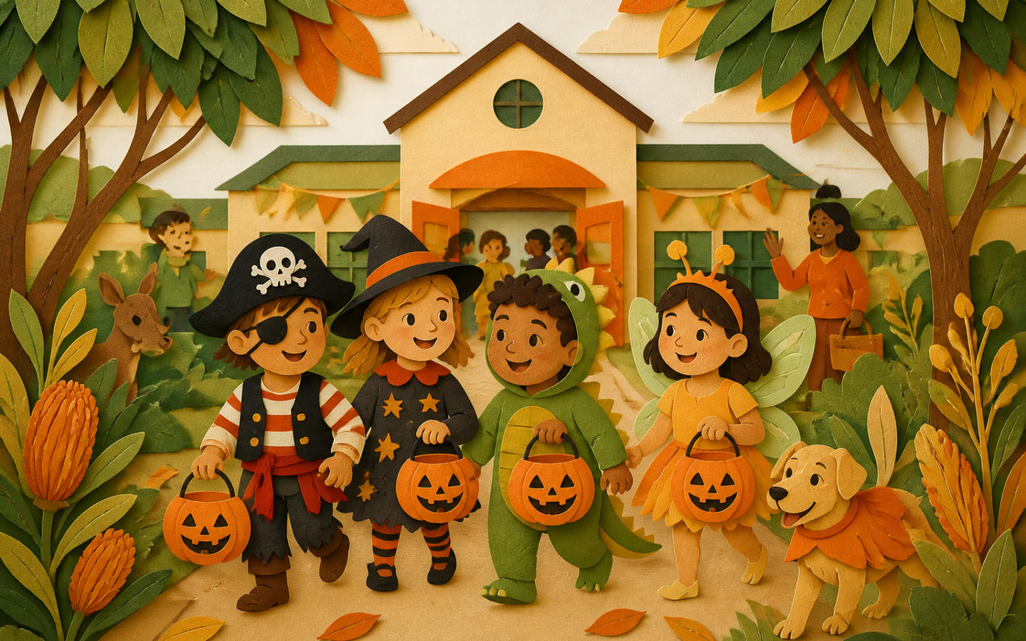 Playful Halloween illustration — conceptual seasonal artwork
