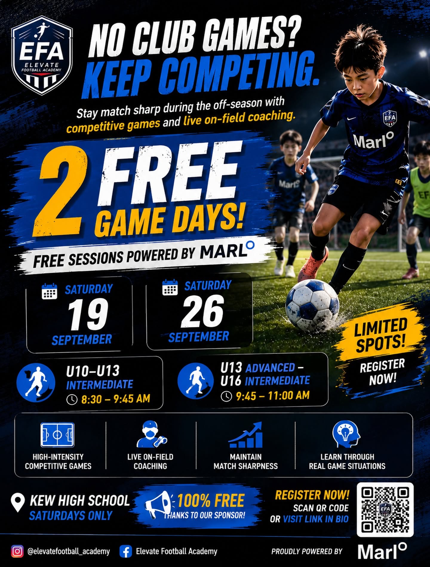EFA: Free Sat Match Development Program